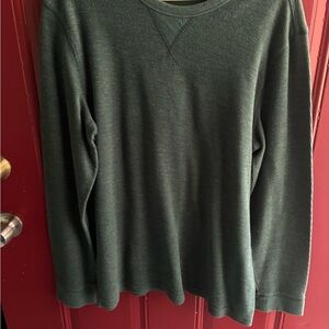 Sonoma Men's Crewneck Sweater in Forest Green